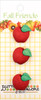 Buttons Galore Fall Buttons 3/Pkg-Apples FA3-124 - 840934065986
