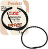 Stretch Magic Silkies Rope Bracelets 7.75" 3/Pkg-Black SLKRB04