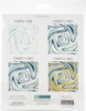 Concord & 9th Clear Stamps 6"X6"-Marbled Turnabout 10530