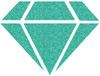 IZINK Diamond 24 Carats Glitter Paint 80ml-Turquoise IZINK803-80328