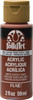 FolkArt Acrylic Paint 2oz-Toasted Terra Cotta - FA-99254 - 028995992544