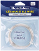 Beadalon German Style Wire-Silver Round 24 Gauge, 37.4' 180B-024