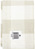 Dunroven House Flat Weave Tea Towel 20"X28"-Natural & Cream 3" Check 819-CRE - 875025007019