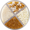 Wilton Sprinkles 3.8oz-Gold, 4 Cell W5337
