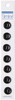 Slimline Buttons Series 1-Black 2-Hole 7/16" 7/Pkg SL1-88 - 052278327013