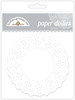 Doodlebug Doilies 4.5" 75/Pkg-Lily White - DD-4460 - 842715044609