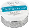 Gina K Designs Glitz Glitter Gel 2.3oz-Silver GKDGG-18149 - 000943181491
