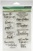 Penny Black Clear Stamps-Good Wishes 5"X6.5" PB30541 - 759668305414