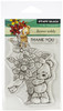 Penny Black Clear Stamps-Flower Teddy 3"X4" PB30543 - 759668305438