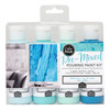 American Crafts Color Pour Pre-Mixed Paint Kit 4/Pkg-Tidal Wave - 348500 - 718813485005