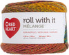 Red Heart Roll With It Melange Yarn-Curtain Call E890-0675 - 073650044748