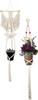 Design Works/Zenbroidery Macrame Wall Hanging Kit 33" Long-Plant Hangers Set Of 2 - DW4518