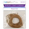 Craft Medley Jewelry/Craft Waxed Cording 1mmX30'-Dark Natural CC550-D - 775749076486