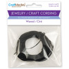 Craft Medley Jewelry/Craft Waxed Cording 1mmX30'-Black CC550-A - 775749076424