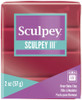 Sculpey III Oven-Bake Clay 2oz-Deep Red Pearl S302-1140