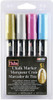Uchida Bistro Chalk Marker Chisel Tip Set 4/Pkg-Metallics Gold, Silver, Red & Blue 483-4M