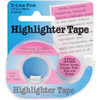 6 Pack Lee Products Highlighter Tape .5"X393"-Pink 134-78 - 084417134787