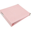 We R Classic Leather D-Ring Album 12"X12"-Pretty Pink WRRING12-60919