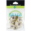 Eyelet Outlet Shape Brads 12/Pkg-Compass - QBRD2-14 - 810787023815