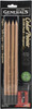 General Pencil Cedar Pointe Graphite Pencils 5/Pkg-W/Sharpener 333S4BP - 044974433358