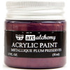 Finnabair Art Alchemy Acrylic Paint 1.7 Fluid Ounces-Metallique Plum Preserves AAAP-64498 - 655350964498