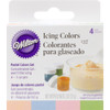 Wilton Icing Colors .5oz 4/Pkg-Pastel W601-25588 - 070896601889