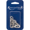 Realeather(R) Crafts Swivel Snap Hooks 4/Pkg-Nickel BH520-04 - 870192008654