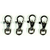 Realeather(R) Crafts Swivel Snap Hooks 4/Pkg-Nickel BH520-04