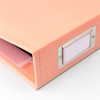 We R Classic Leather D-Ring Album 12"X12"-Coral WRRING12-60906