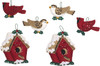 Bucilla Felt Ornaments Applique Kit Set Of 6-Christmas Birds 86981E