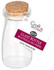 DIY Clear Glass BOttle W/Cork Stopper 2"x4"-Empty -CD312 - 775749247930