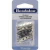 Beadalon Pin Backs 1" 10/Pkg-Silver - 356W-010 - 035926101838
