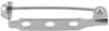 Beadalon Pin Backs 1" 10/Pkg-Silver - 356W-010