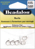 Beadalon Enhancer Bails 5/Pkg-Silver-Plated 353B-010 - 035926101487