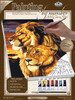 Royal Paint By Number Kit Artist Canvas Series 9"X12"-Lion & Lioness PCS-3 - 090672140173
