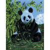 Royal Paint By Number Kit Artist Canvas Series 9"X12"-Panda PCS-6