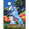 Royal Paint By Number Kit Artist Canvas Series 9"X12"-Unicorn PCS-9