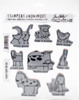 Tim Holtz Cling Stamps 7"X8.5"-Funny Farm - CMS-361 - 644216924721