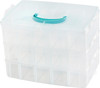 We R 3-Tier Snap Box Translucent Plastic Storage-10.2"X6.6"X7.3" Case WR660742