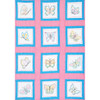 Jack Dempsey Themed Stamped White Quilt Blocks 9"X9" 12/Pkg-Butterflies 737 571