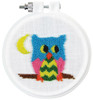 Design Works Punch Needle Kit 3.5" Round-Owl - DW224 Design Works Punch Needle Kit 3.5" Round-Owl - DW224
