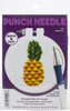 Design Works Punch Needle Kit 3.5" Round-Pineapple - DW228 - 021465002286