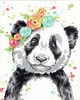 Paint Works Paint By Number Kit 8"X10"-Panda - 91739