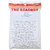 The Beadery Pony Beads 6mmX9mm 900/Pkg-Opaque White - 750V-073 - 451557297656