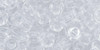 The Beadery Pony Beads 6mmX9mm 900/Pkg-Transparent Crystal - 750V-006