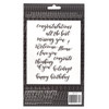 Kelly Creates Acrylic Traceable Stamps-Bouncy Sentiments 351375