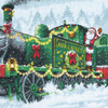 Dimensions Counted Cross Stitch Kit 10"X10"-Santa Express (14 Count) 70-08918