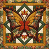 Quilt-Magic No Sew Wall Hanging Kit-Fall Butterfly -QM842