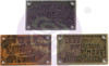 Finnabair Mechanicals Metal Embellishments-Old Plates 3/Pkg 967123
