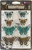 Finnabair Mechanicals Metal Embellishments-Scrapyard Butterflies 8/Pkg - 967147 - 655350967147
